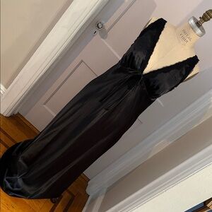 NWT Wild Fable Satin lace trim Midi Slip Dress - Large